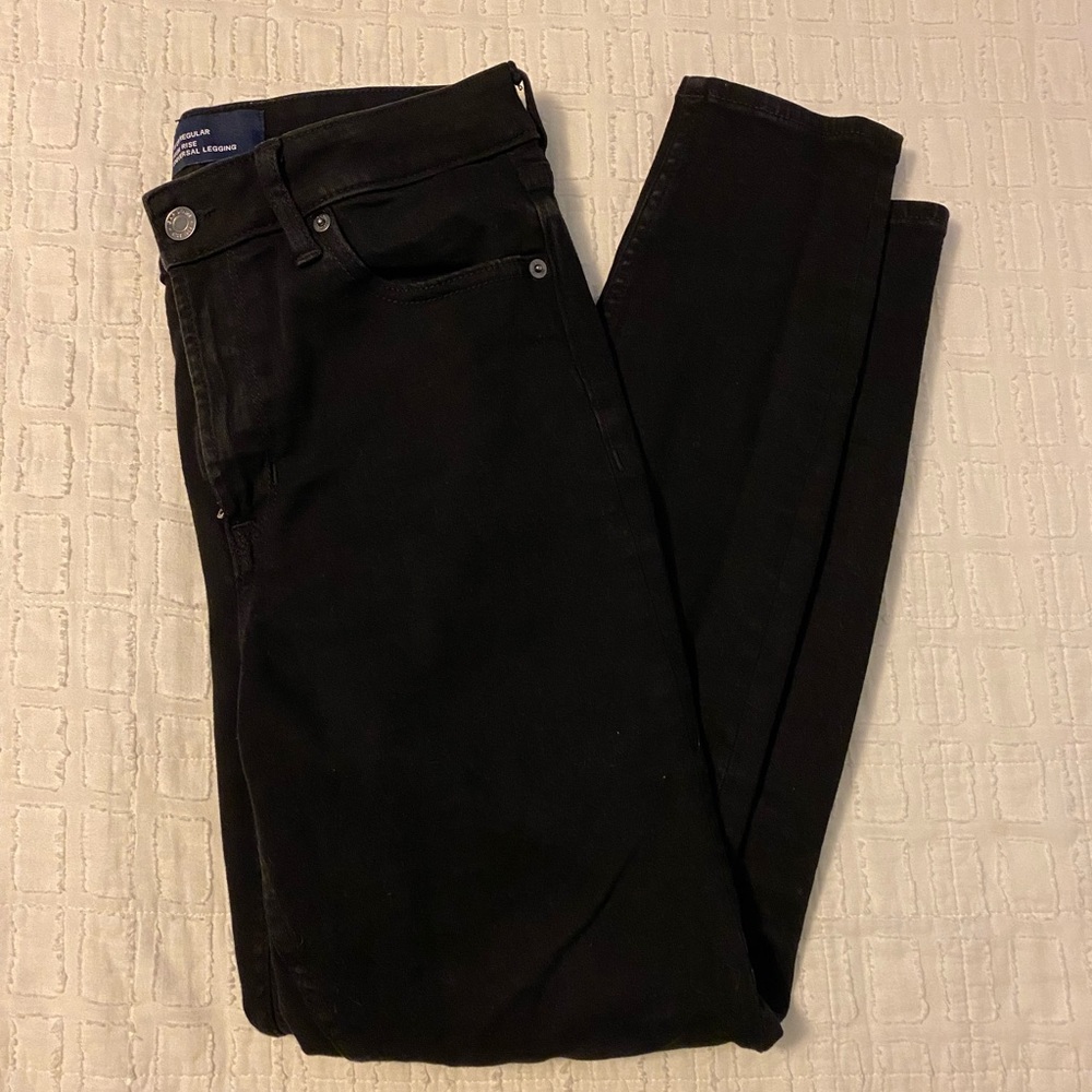 Gap size 8/29 black leggings jeans